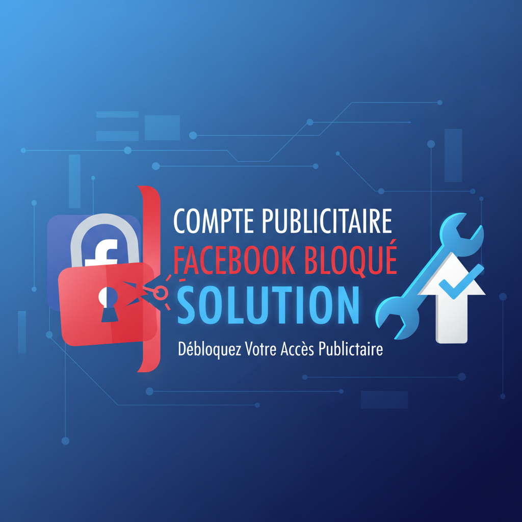 compte publicitaire facebook bloqué solution