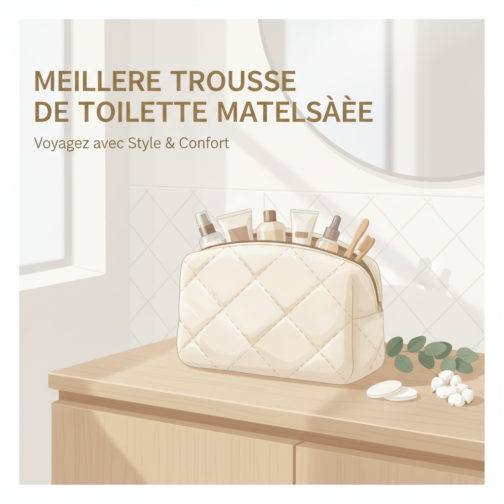 meilleure trousse de toilette matelassée