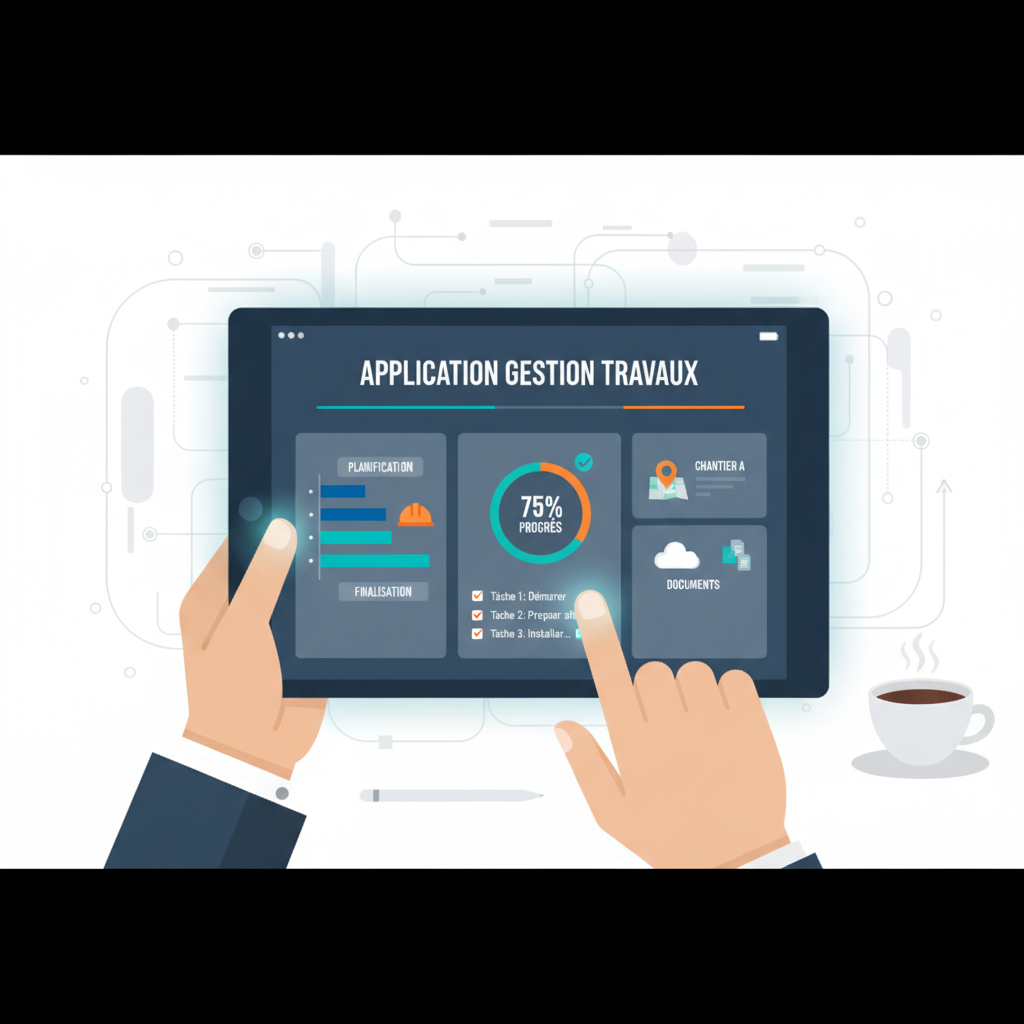 application gestion travaux